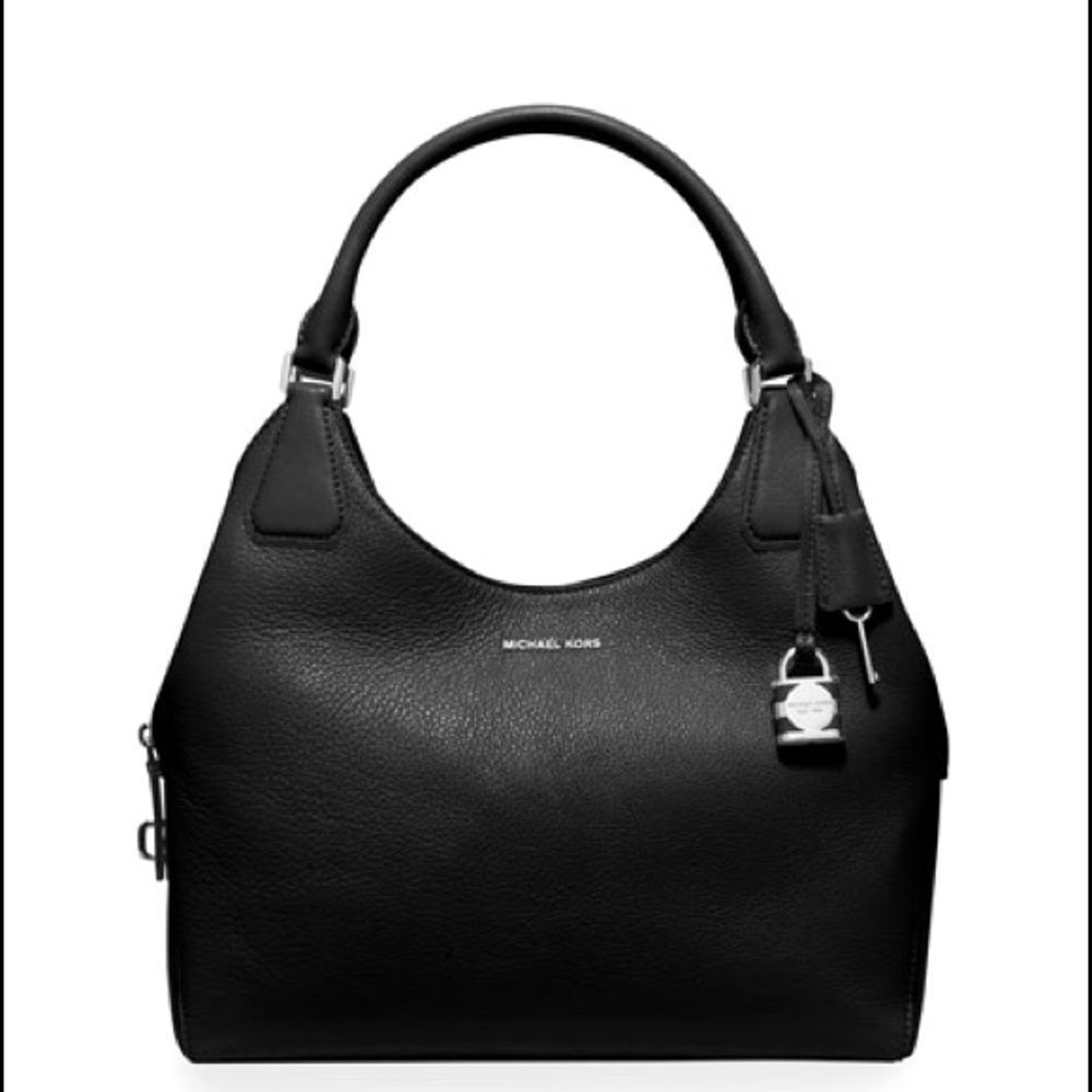 Like New Black Michael Kors Camile Large Shoulder Bag Sold Out Satchel Purse